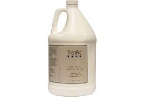 Deep Tissue Massage Lotion by TheraPro - Unscented - Infused with Sweet Almond & Grapeseed Oil - Smooth Glide & Non-Greasy - Absorbs Quickly with No Residue - Easily Cleaned from Sheets - 1 Gallon