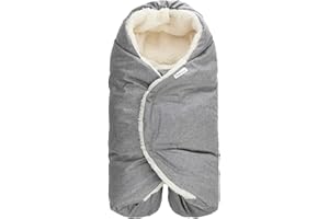 7 A.M. 7AM Baby Car Seat Blanket - Multifunctional Car Seat Cover for Baby Boy & Girl, Winter Stroller & Car Seat Swaddle Blankets for Babies, Micro-Fleece & Plush Lined Warm Carseat Cover | Nido (0-9M)