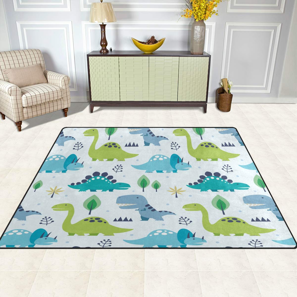 dinosaur nursery rug