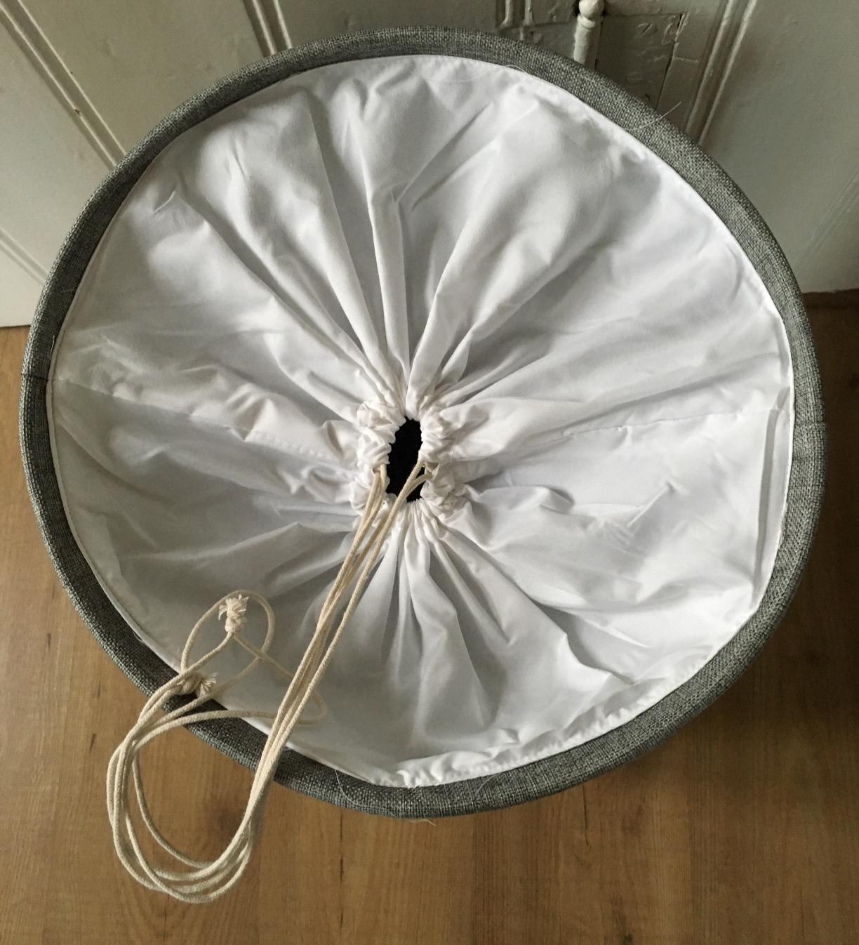 Wäschekorb faltbar und tragbar – großer und runder Korb