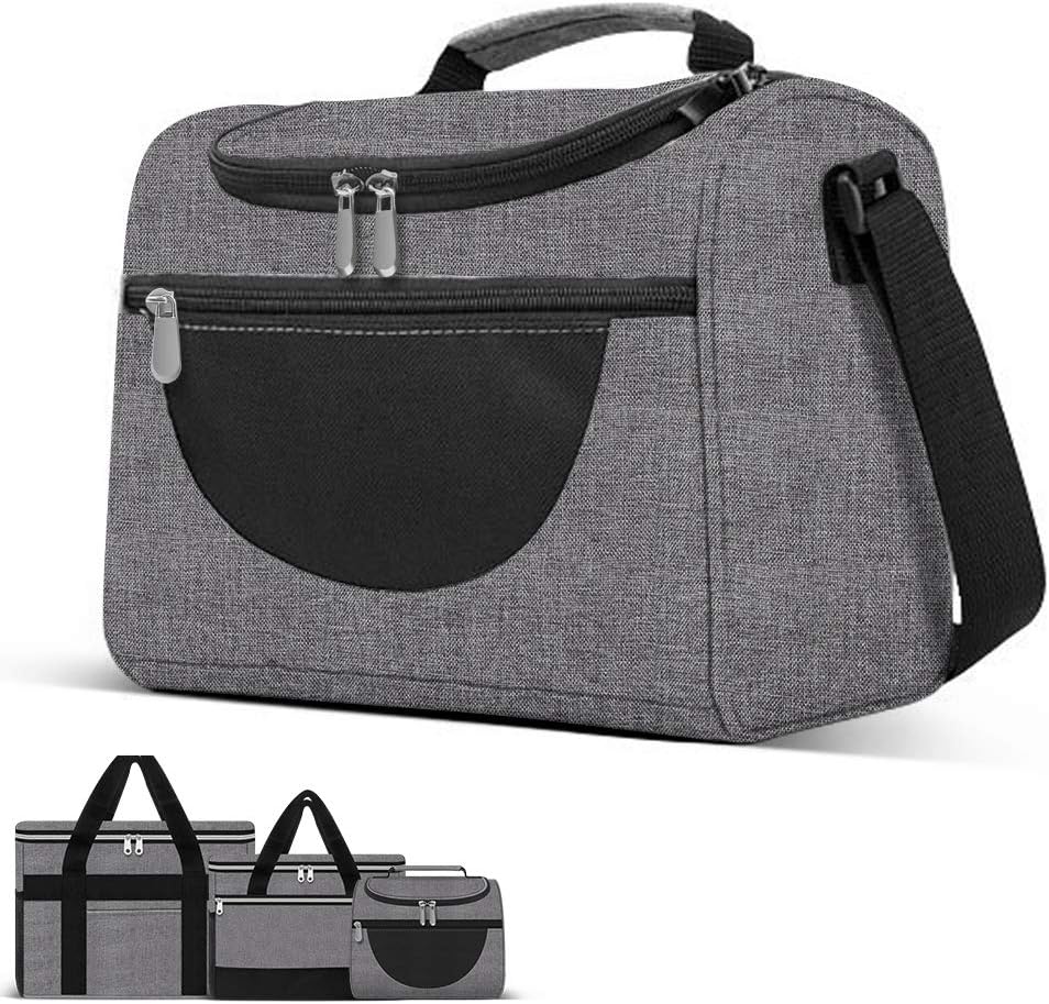 Lunch Bag, Insulated Lunch Box, LEMBO DIRECT Water-Resistant Leakproof Cooler Lunch Tote Bag Thermal Container with…
