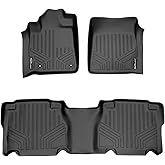 MAXLINER Floor Mats 2 Row Liner Set for 2007-2011 Toyota Tundra