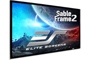 Elite Screens Sable Frame 2, 165-inch 16:9, Fixed Frame Home Theater Projection Projector Screen, ER165WH2