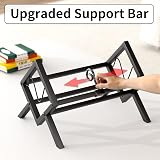 EKNITEY Vinyl Record Storage Holder Metal Stand 80-100 LPs Black view 5