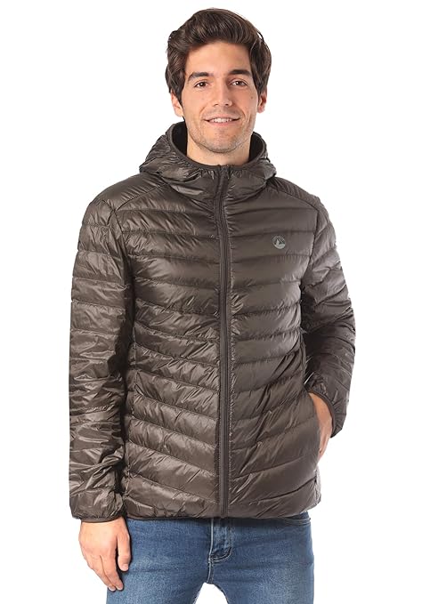 Lakeville Mountain Herren Daunen-Jacke Lobo – Leichte Outdoor Funktions-Jacke für Männer | Gefüttert und Atmungsaktiv