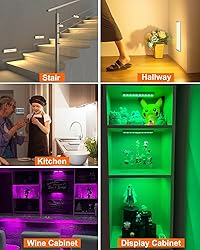 Under Cabinet Lights Wireless, 58-Led Rechargeable