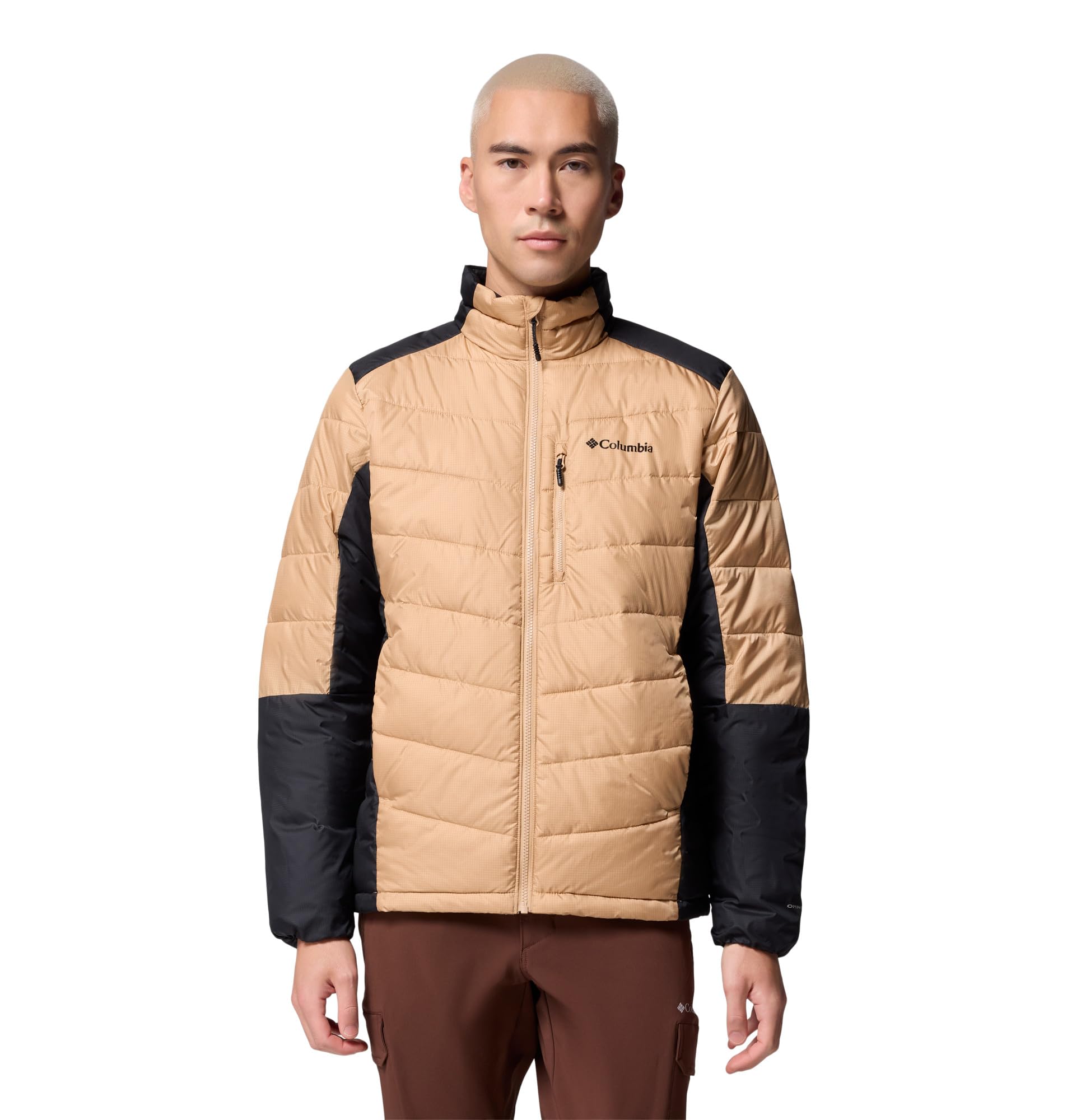 Columbia Mens Labyrinth Loop II Jacket, Canoe/Black, XX-Large