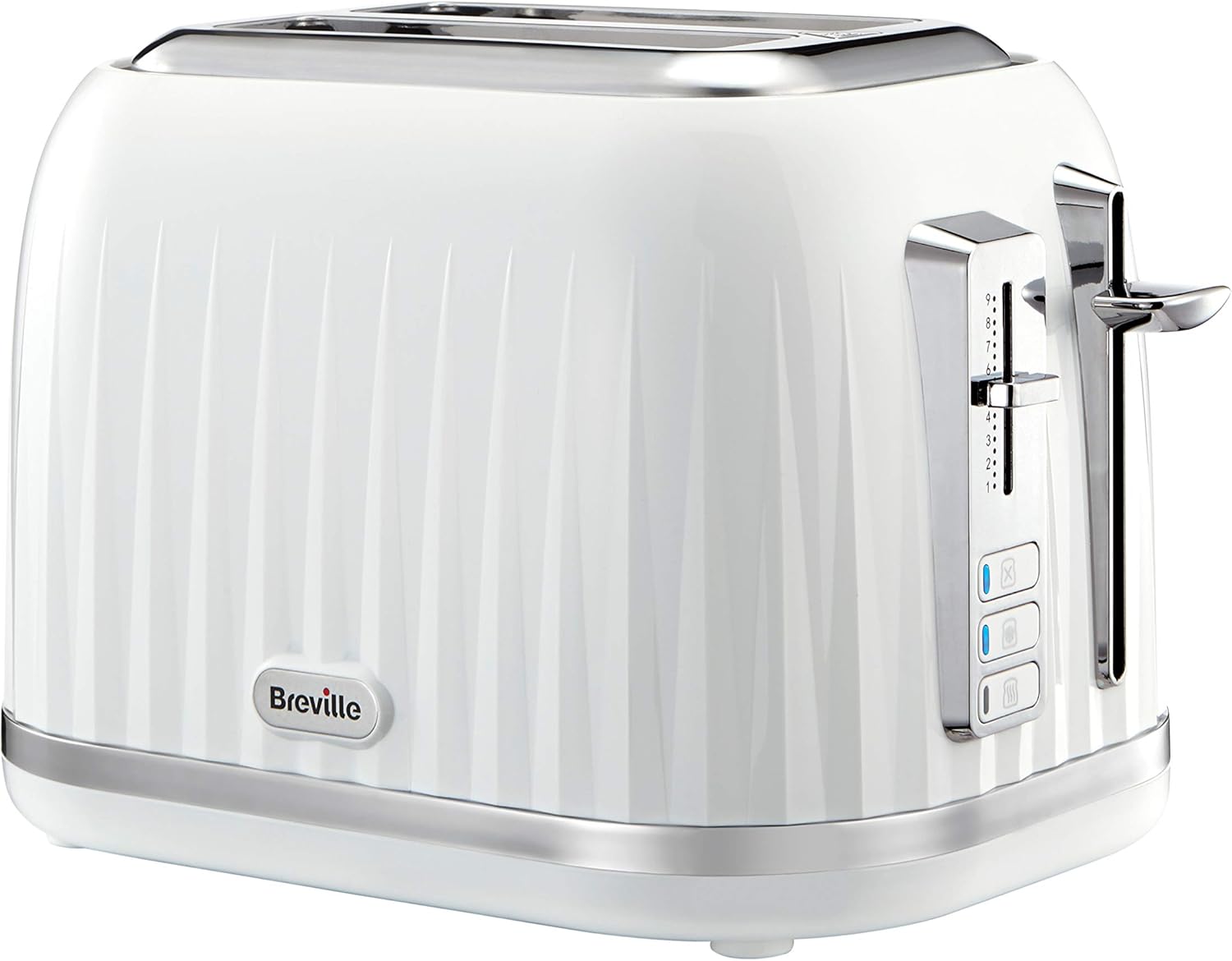 Breville VTT526 Impressions 2Slice Toaster, Featuring HighLift, White