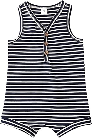 sleeveless romper baby boy