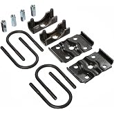 K71-385-00 5200, 6000 7000# Under/Over Conversion Trailer Axle Flip Kit,for Dexter RV Camper and Other axles with 3" Tubes,Trailer Axle Leaf Springs Flip Kit