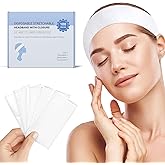 100 Count Disposable Headbands for Spa Headband for Washing Face Individually Wrapped Headbands for Women, Non-woven Fabric Facial Headband, Esthetician Supplies Makeup Artists & Salon Professionals