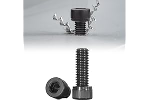 SUNXULIMI M6 x 12mm Socket Head Cap Screws Bolts 12.9 Grade Alloy Steel Metric Machine Hex Socket Screw, Fully Threaded, Black Oxide Finish, 50PCS