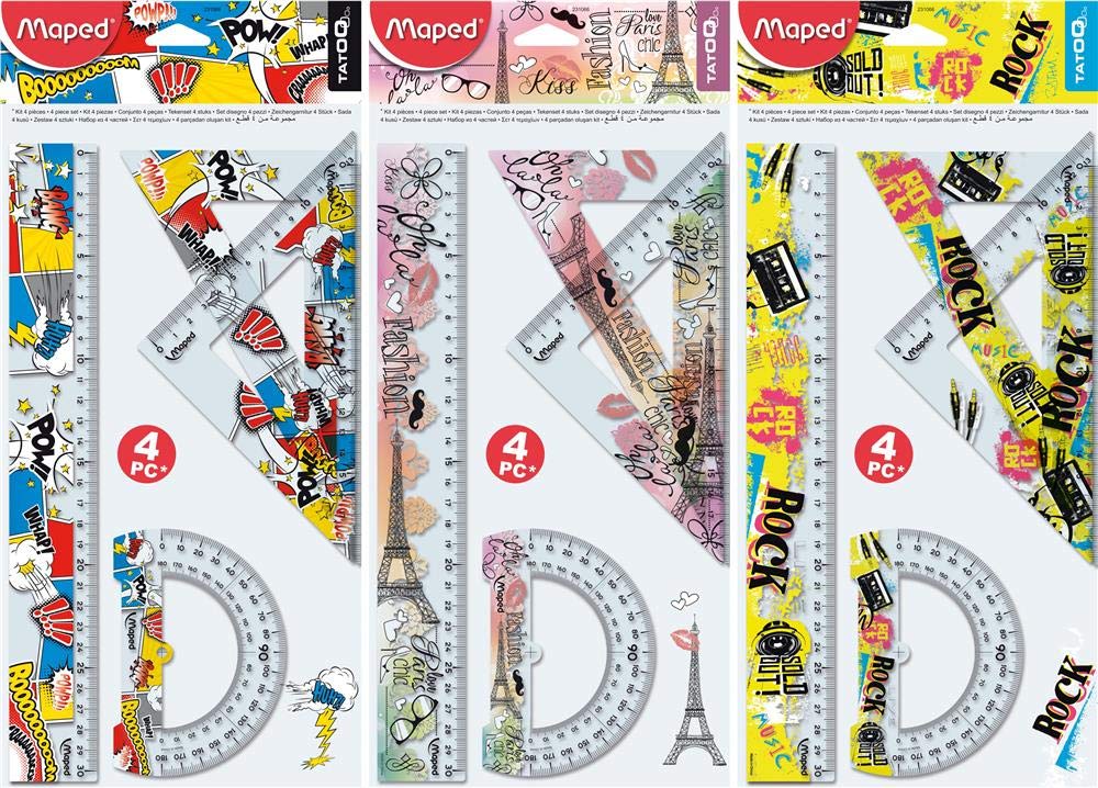 Maped Tatoo Teen 231066 Scribing Kit 4 Pieces