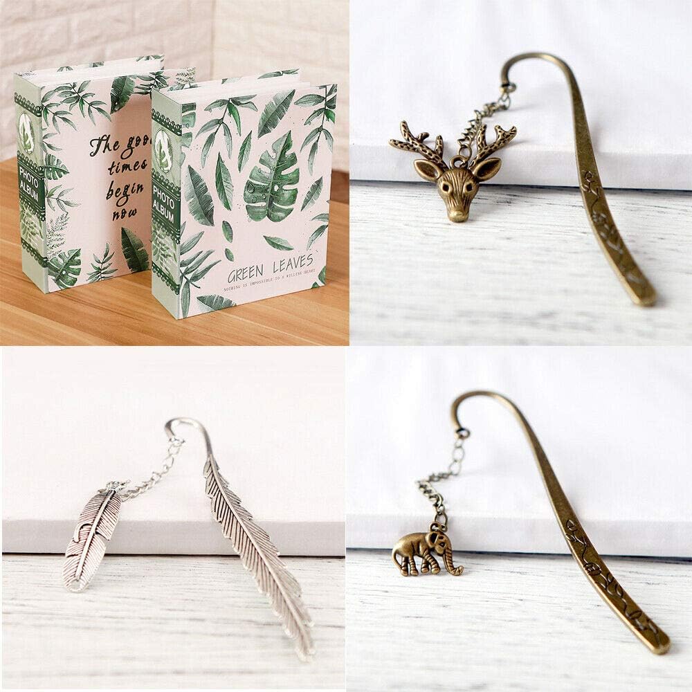 SUPERTOOL Special Wish Classic Gift, Antique Style, Metal, Bookmark, Feather Design, Gift for Friends(1Pcs) - Image 5