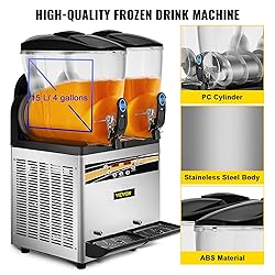 VEVOR Commercial Slushy Machine, 15Lx2 Tank