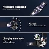 Lighting EVER LE Head Torch Rechargeable 2 Pack 5 Modes 150m Waterproof view 7
