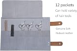 PERFEHAIR Leather Scissor Holder Pouch Case 12 Pockets Hairdresser Barber Salon view 3