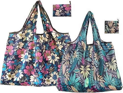 Amazon エコバッグ 折りたたみ 買い物袋 レジ袋 ショッピングバッグ おしゃれ 防水 買い物バッグ 2点セット 2点セット H012 H079 Pascacoo エコバッグ 買い物バッグ