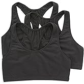 Hanes Women's Racerback Cotton T-Back Bralette (3 Pack)