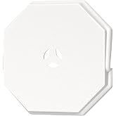 Vinyl Siding Mounting Blocks, Siding Mounting Kit, 130110006001 Octagon Mount Block, Mounting Plate for 1/2 inch Lap and 4 inch to 10 inch Height Siding, White