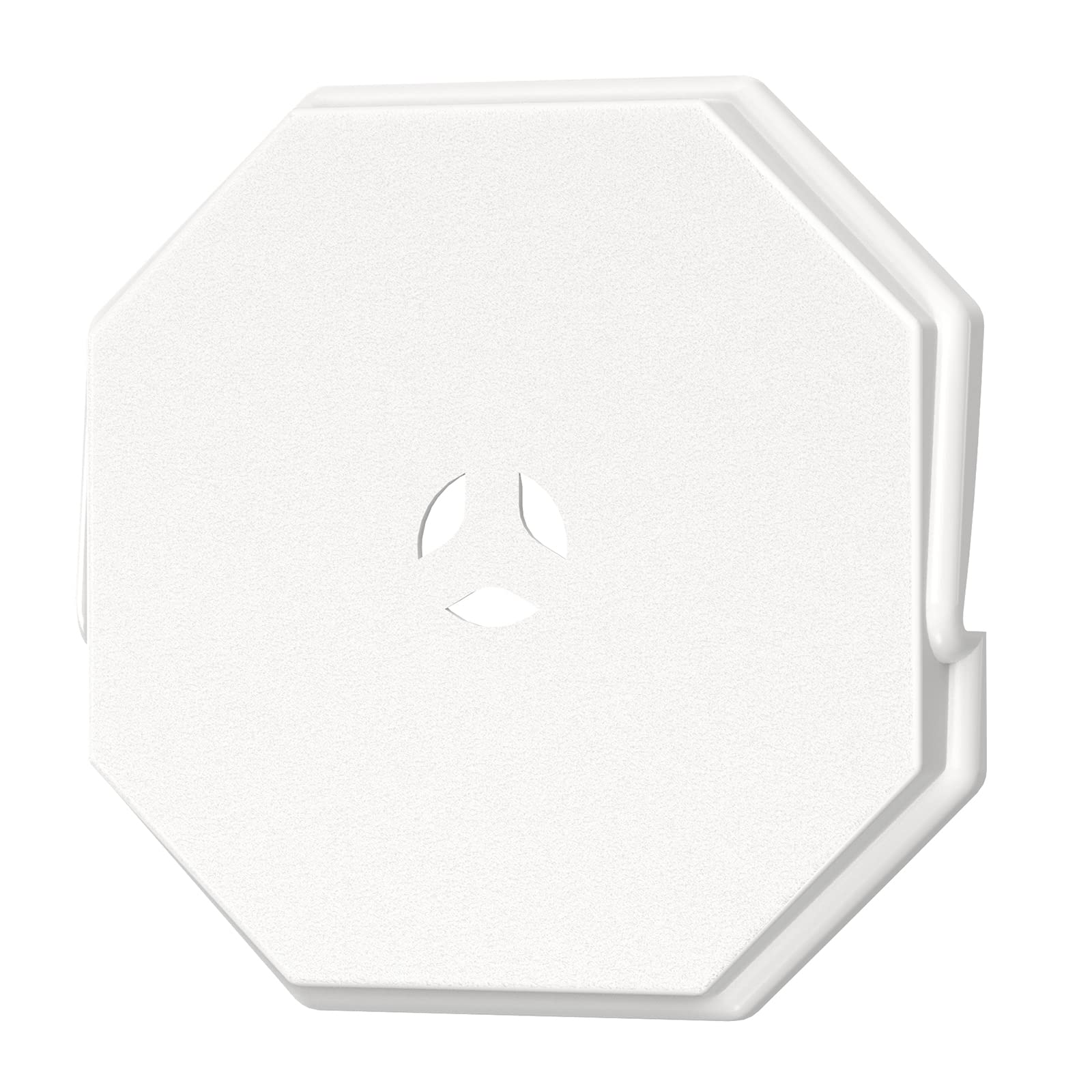 Photo 1 of Vinyl Siding Mounting Blocks, Siding Mounting Kit, 130110006001 Octagon Mount Block, Mounting Plate for 1/2 inch Lap and 4 inch to 10 inch Height Siding, White
