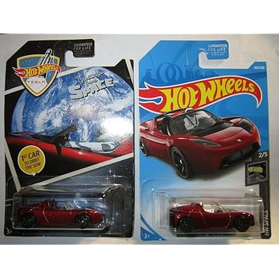 Hot Wheels 2019 Tesla Roadster with Space-Themed North Macedonia