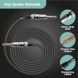 Stagg Deluxe Instrument Cable 1/4 to 1/4 Jack 3m Heavy Duty Black view 3