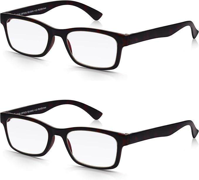 Reading Glasses 2.0 Men/Women Flexible Frame Read Optics +1 to 3.5