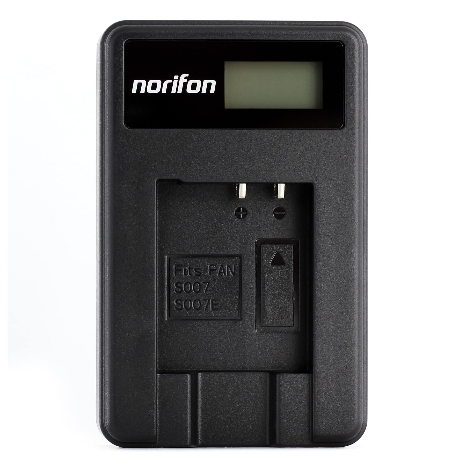 Norifon CGA-S007 LCD USB Charger for Panasonic DMC-TZ11, DMC-TZ15, DMC-TZ4, DMC-TZ5, Lumix DMC-TZ1, DMC-TZ2, DMC-TZ3, DMC-TZ4K, DMC-TZ4S, DMC-TZ50 Camera and More