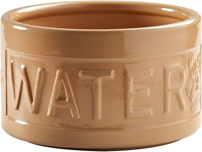 Mason Cash Cane Water Bowl 15cm Large Stoneware Pet Bowl 900ml Capacity