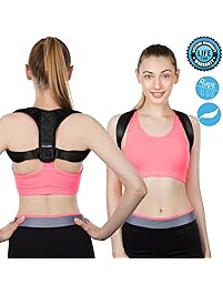 Posture Corrector, Posture Back Brace for Posture Belt Back Shoulder Posture Corrector for Women Men Adjustable Posture Strap Back Support Posture Corrector Brace for Back Shoulder Pain Relief