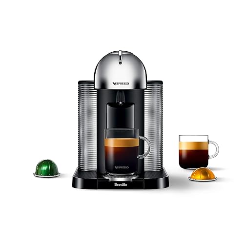 Nespresso Vertuo Coffee and Espresso Maker by Breville, Chrome in