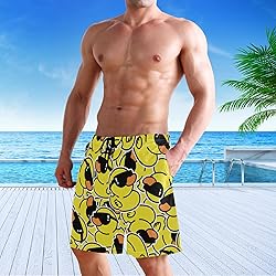 visesunny Rubber Duck Cartoon Character Print