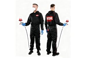 KEHE REFINISH Reusable Spray Paint Suit,Anti-Static,Breathable,Washable Full Protective Coverall for Auto,Industrial,Home