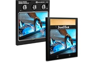 JustHot Welding Helmet Lens Auto Darkening True Color 4.49x5.24in Large Viewing Welding Lens with 4 Arc Sensor Adjustable Shade Range 4/5-9/9-13 Welding Hood Lens