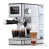 QJA Espresso Machine with Milk Frother, 20 Bar