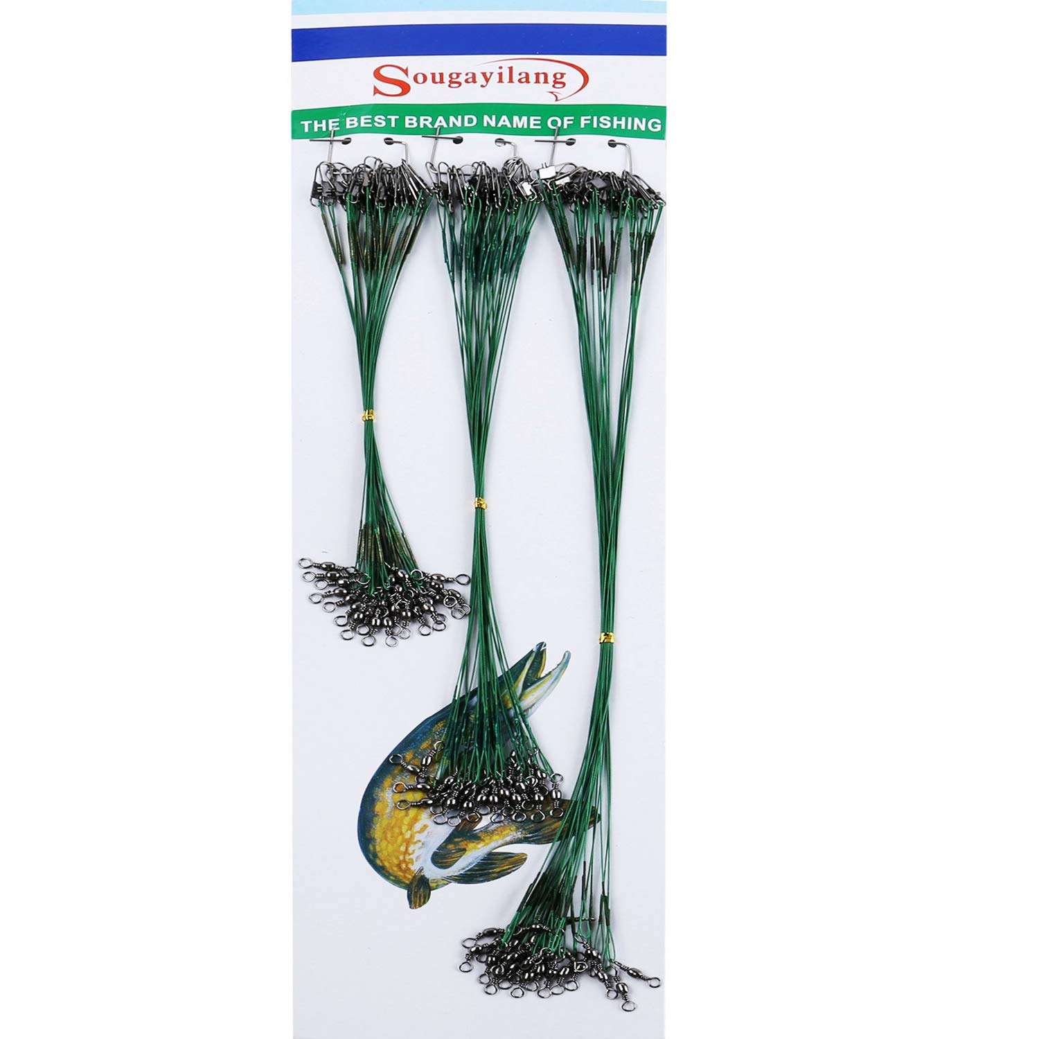 Sougayilang Fishing Wire Leaders Tooth Proof Stainless Steel Fishing Leader | Desertcart Gibraltar Sougayilang Fishing Wire Leaders Tooth Proof Stainless Steel Fishing Leader | Desertcart Gibraltar