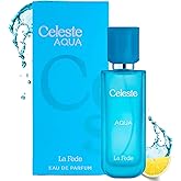 Khadlaj La Fede Celeste Aqua Eau de Parfum Spray for Unisex, 3.4 Ounce / 100ml