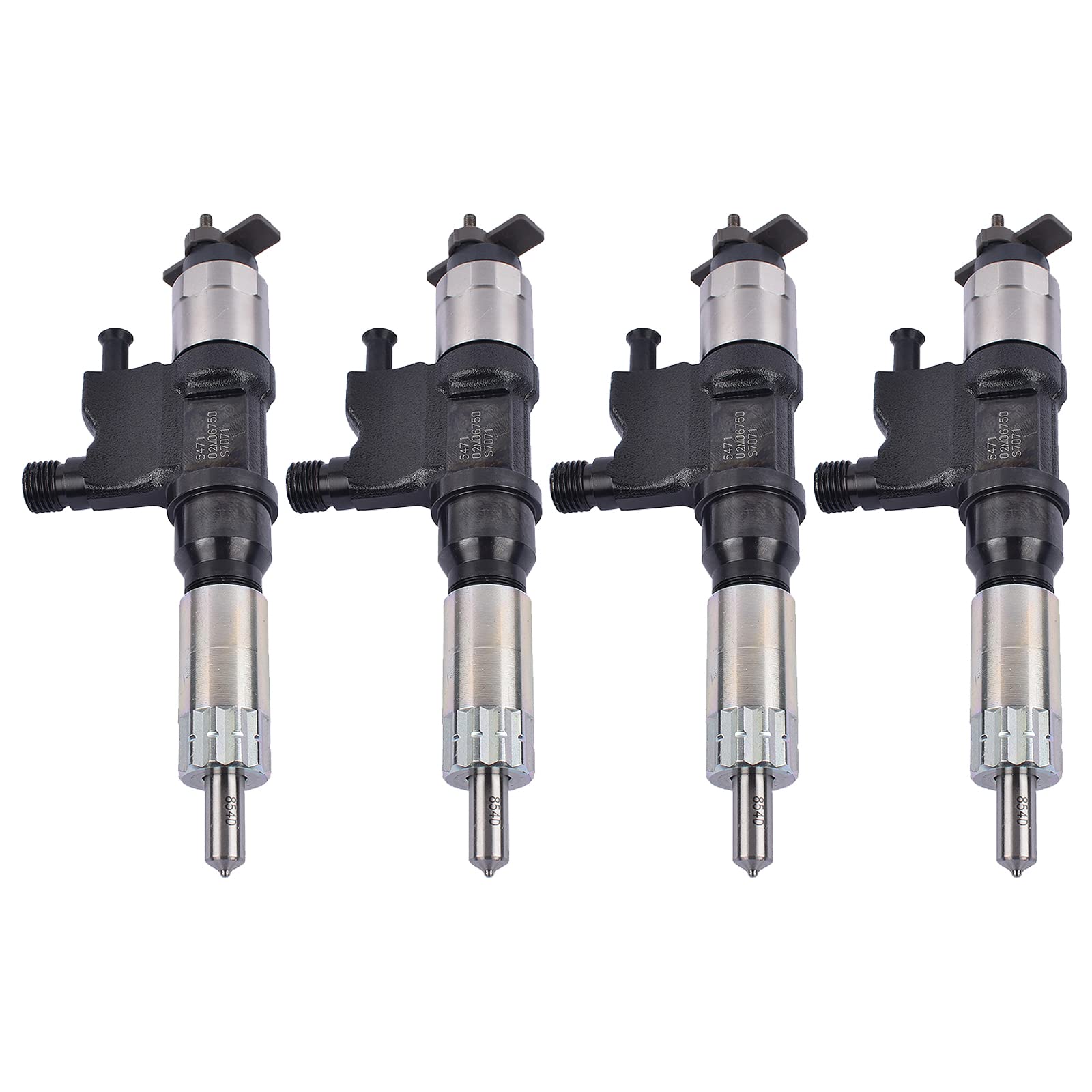Photo 1 of Woosphy 095000-5471 4Pcs Fuel Injectors Replacement for Isuzu NPR NPR-HD 4HK1 4 CYL Diesel 5.2L 4.8L 2001-2007 973297035 086547479165