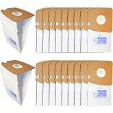 Gudotra 20 Packs Vacuum Bags Replacement for Eureka Style MM 3670 3680 Series Canisters Vacuum Bags Replace Part 60295A 60295B 60295C 60297A