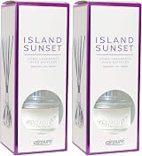 airpure Reed Diffuser 100ml Island Sunset Fragrance with 8 Black Reeds view 1