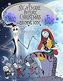 The Nightmare Before Christmas Coloring Book: Tim Burton Coloring Book With Unofficial High Quality Images For Kids And…