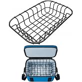 Cooler Basket for YETI Hopper Flip 8 Soft Cooler - Dry Goods Tray. | Breathable Steel Wire Construction,No Condensation,Keeps Food Dry &amp; Chilled,Fits YETI Ice Accessories (Cooler Not Included)