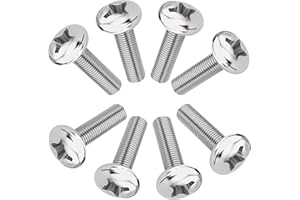 KUNHEHO M4 10mm TV/Monitor Wall Mount Screws for 75x75mm and 100x100mm Brackets Metric Screws & Washers for Mounting Any TV/Monitor VESA Compatible