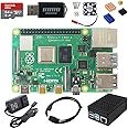 DIGISHUO Raspberry Pi 4B Model B 4GB RAM DIY Kit | with Case | Pi Cooling Fan | San Disk 64G SD Card Micro-SD | Micro HDMI Ca