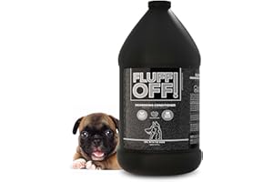 Fluff Off! by Girl With The Dogs, Natural Deshedding Dog/Cat Conditioner, 1 Gal, 8 Wks+