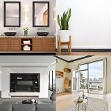 CRASPIRE Self Adhesive Wallpaper Border 2.3m x 4.5cm 3D Foam Trim Black view 4