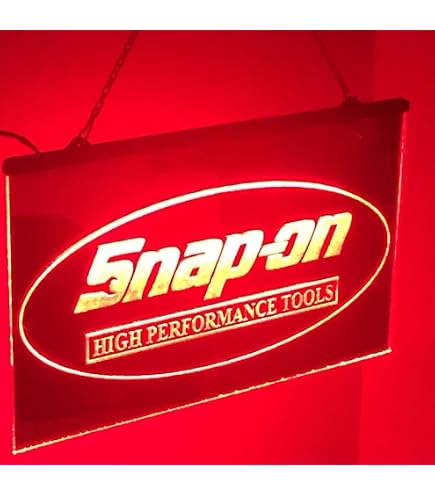 Led Light Sign For Snap-on Tools Parts Shop and Repair Service