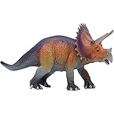 Gemini&amp;Genius Dinosaur World Triceratops Action Figure for Kid 3-12 | Realistic Dinos Figurine, Storytelling, Birthday Cake Topper, Role Play, Collection