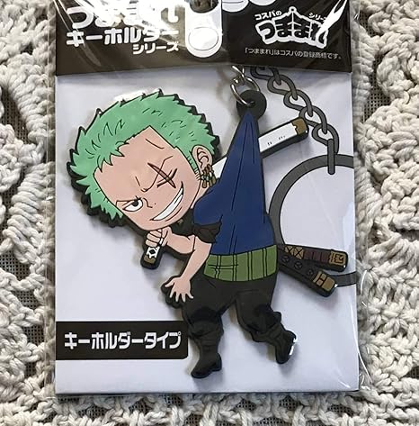 Amazon ワンピースゾロ ジャンプフェスタ つままれキーホルダー ロロノア ゾロ キーホルダー ラバーストラップ ラバスト Cospa アニメ 萌えグッズ 通販